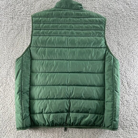 Fielder Bonobos Vest  Men's Size Size Large Green  Quilted Zipper Snap Button - Picture 5 of 16